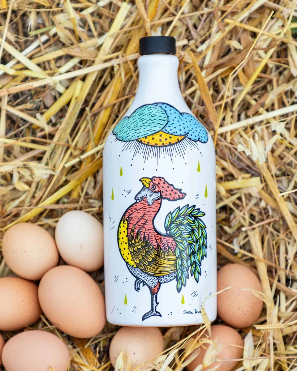 Il Gallo Ceramic Bottle